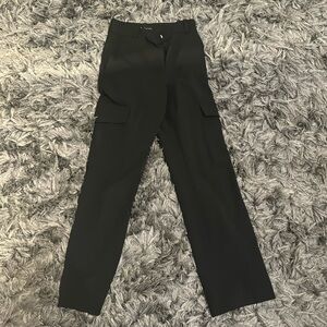 Black cargo pants